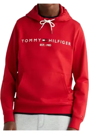 Tommy Hilfiger Heren, Sweatshirts & Hoodies, Rood, Maat: 2XL