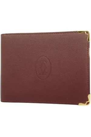 Cartier Heren, Pre-owned, Rood, Maat: ONE Size Leer