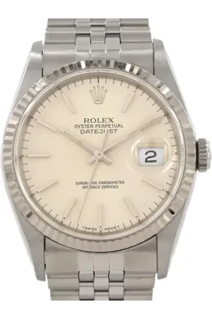 Rolex Heren, Pre-owned, Grijs, Maat: ONE Size