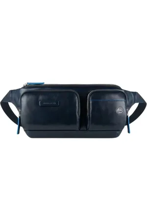 Piquadro Dames, Tassen, Blauw, Maat: ONE Size Leer