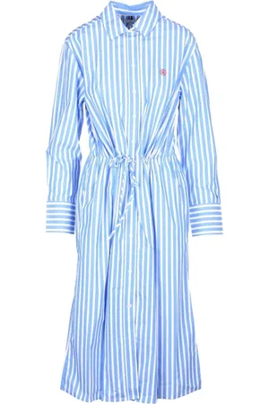 Tommy Hilfiger Heren, Jurken, Blauw, Maat: S Katoen