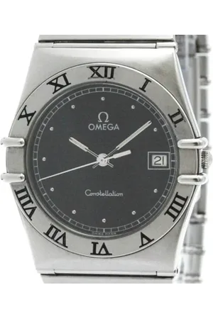 Omega Heren, Pre-owned, Zwart, Maat: ONE Size