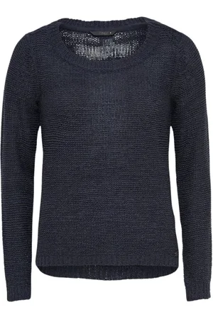 ONLY Dames, Truien, Blauw, Maat: S Acryl