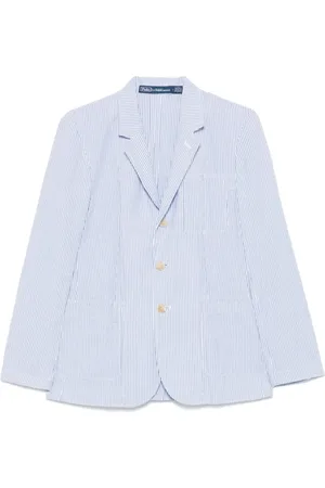Ralph Lauren Dames, Jassen, Blauw, Maat: 2XS Katoen