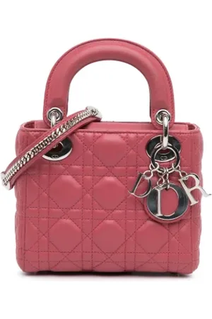 Dior Dames, Pre-owned, Roze, Maat: ONE Size Leer