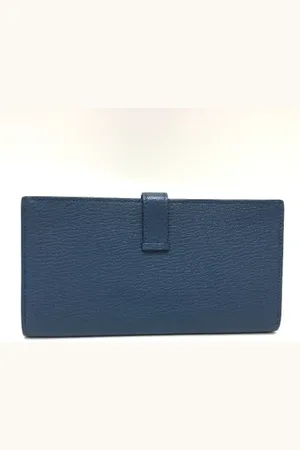 Hermès Dames, Pre-owned, Blauw, Maat: ONE Size Leer