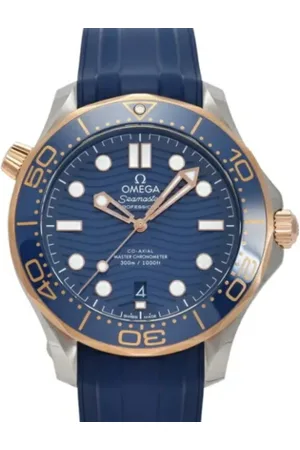 Omega Heren, Pre-owned, Blauw, Maat: ONE Size