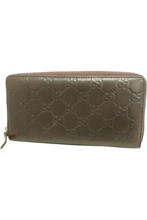 Gucci Dames, Pre-owned, Bruin, Maat: ONE Size Leer