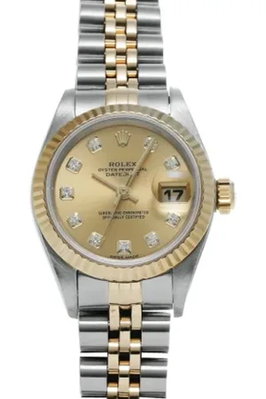 Rolex Dames, Pre-owned, Geel, Maat: ONE Size