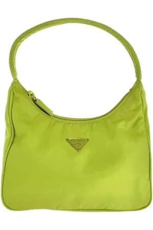 Prada Dames, Pre-owned, Groen, Maat: ONE Size Nylon