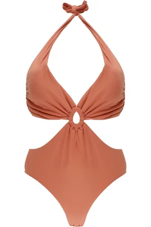 FISICO Dames, Badkleding, Oranje, Maat: XS