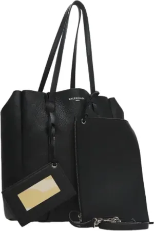 Balenciaga Dames, Pre-owned, Zwart, Maat: ONE Size Leer