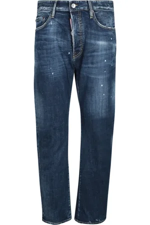 Dsquared2 Heren, Jeans, Blauw, Maat: XL Leer