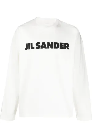 Jil Sander Heren, Sweatshirts & Hoodies, Wit, Maat: S Katoen