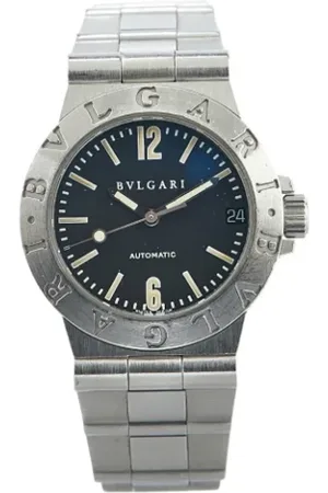 Bvlgari Dames, Pre-owned, Zwart, Maat: ONE Size Zijde