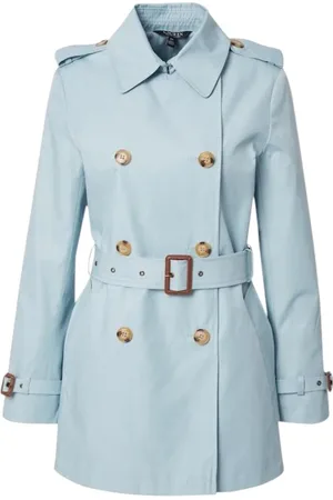 Ralph Lauren Dames, Mantels, Blauw, Maat: XS Katoen