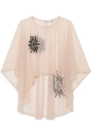 Maliparmi Dames, Blouses & Shirts, Roze, Maat: ONE Size Nylon