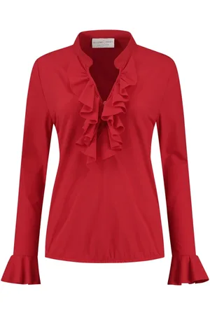Helena hart Dames, Blouses & Shirts, Rood, Maat: XS