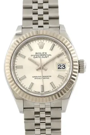 Rolex Dames, Pre-owned, Grijs, Maat: ONE Size
