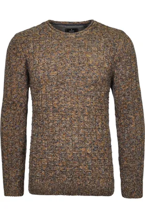 Ragman Heren, Truien, Bruin, Maat: 2XL