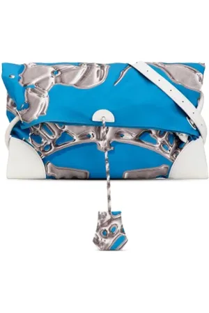 Hermès Dames, Pre-owned, Blauw, Maat: ONE Size Zijde