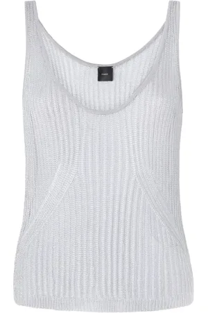 Pinko Dames, Tops, Grijs, Maat: M
