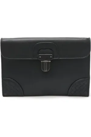 Bottega Veneta Dames, Pre-owned, Zwart, Maat: ONE Size Leer
