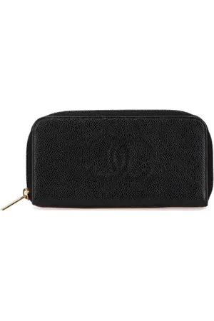 CHANEL Dames, Pre-owned, Zwart, Maat: ONE Size Leer
