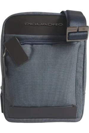 Piquadro Heren, Tassen, Blauw, Maat: ONE Size Leer