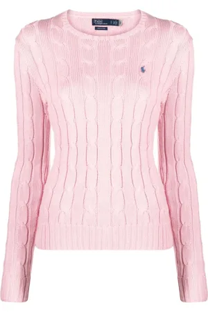 Ralph Lauren Dames, Truien, Roze, Maat: L Katoen