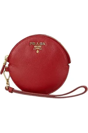 Prada Dames, Pre-owned, Rood, Maat: ONE Size Leer
