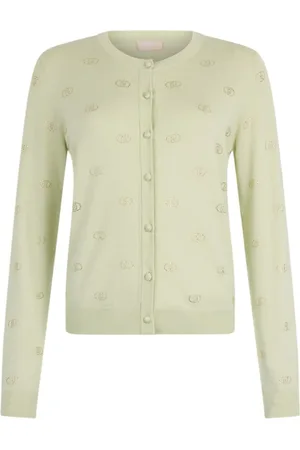 Liu Jo Dames, Truien, Groen, Maat: S Viscose