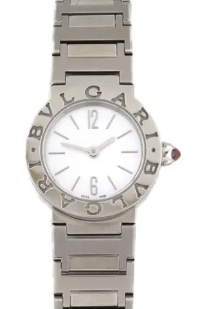 Bvlgari Dames, Pre-owned, Grijs, Maat: ONE Size Zijde