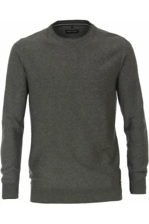 Casa Moda Heren, Truien, Groen, Maat: 2XL