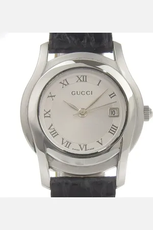 Gucci Dames, Pre-owned, Grijs, Maat: ONE Size Leer