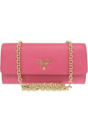 Prada Dames, Pre-owned, Roze, Maat: ONE Size Leer