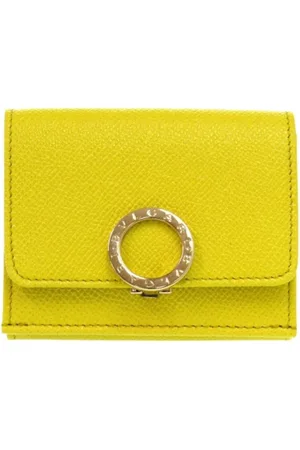 Bvlgari Dames, Pre-owned, Geel, Maat: ONE Size Leer