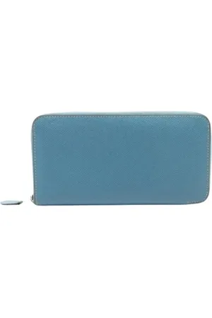 Hermès Dames, Pre-owned, Blauw, Maat: ONE Size Leer