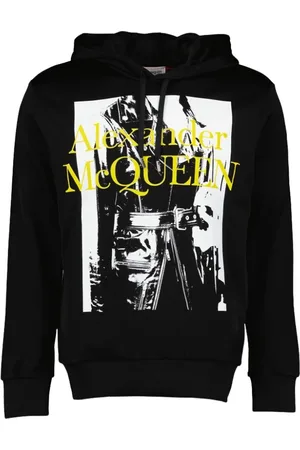 Alexander McQueen Heren, Sweatshirts & Hoodies, Zwart, Maat: XS Katoen