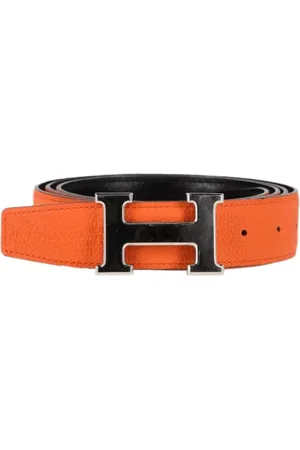 Hermès Dames, Pre-owned, Oranje, Maat: ONE Size Leer