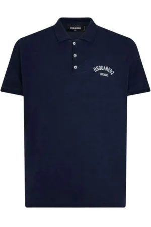 Dsquared2 Heren, Tops, Blauw, Maat: M Katoen