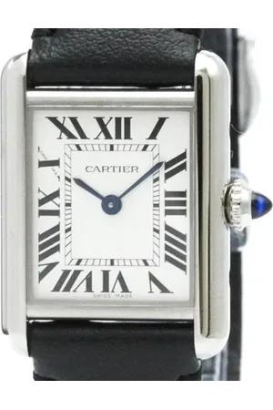 Cartier Dames, Pre-owned, Grijs, Maat: ONE Size Leer