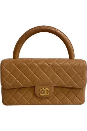 CHANEL Dames, Pre-owned, Bruin, Maat: ONE Size Leer