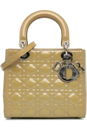 Dior Dames, Pre-owned, Bruin, Maat: ONE Size Leer