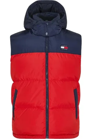 Tommy Hilfiger Heren, Jassen, Rood, Maat: S Poliester
