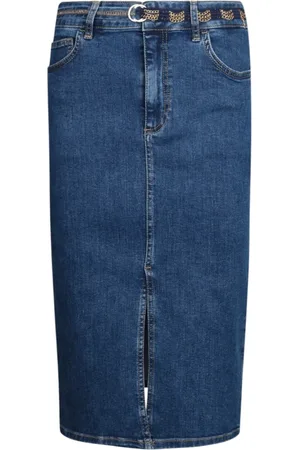 Liu Jo Dames, Rokken, Blauw, Maat: W25 Katoen