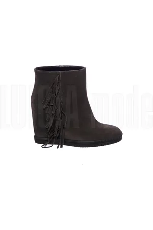 ANNA F. Dames, Schoenen, Bruin, Maat: 37 1/2 EU Velours