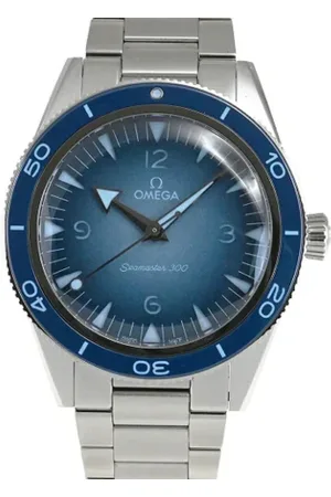 Omega Heren, Pre-owned, Blauw, Maat: ONE Size