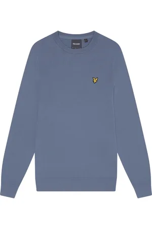 Lyle & Scott Heren, Truien, Blauw, Maat: 2XL Katoen