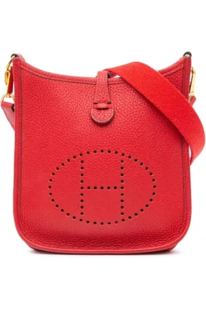 Hermès Dames, Pre-owned, Rood, Maat: ONE Size Leer